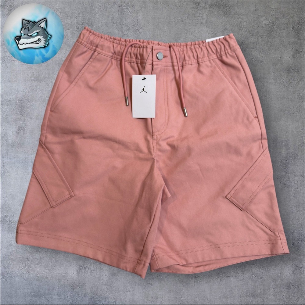 Nike Men's Small Air Jordan Essentials Statement Chicago Shorts Pink HF9365-685